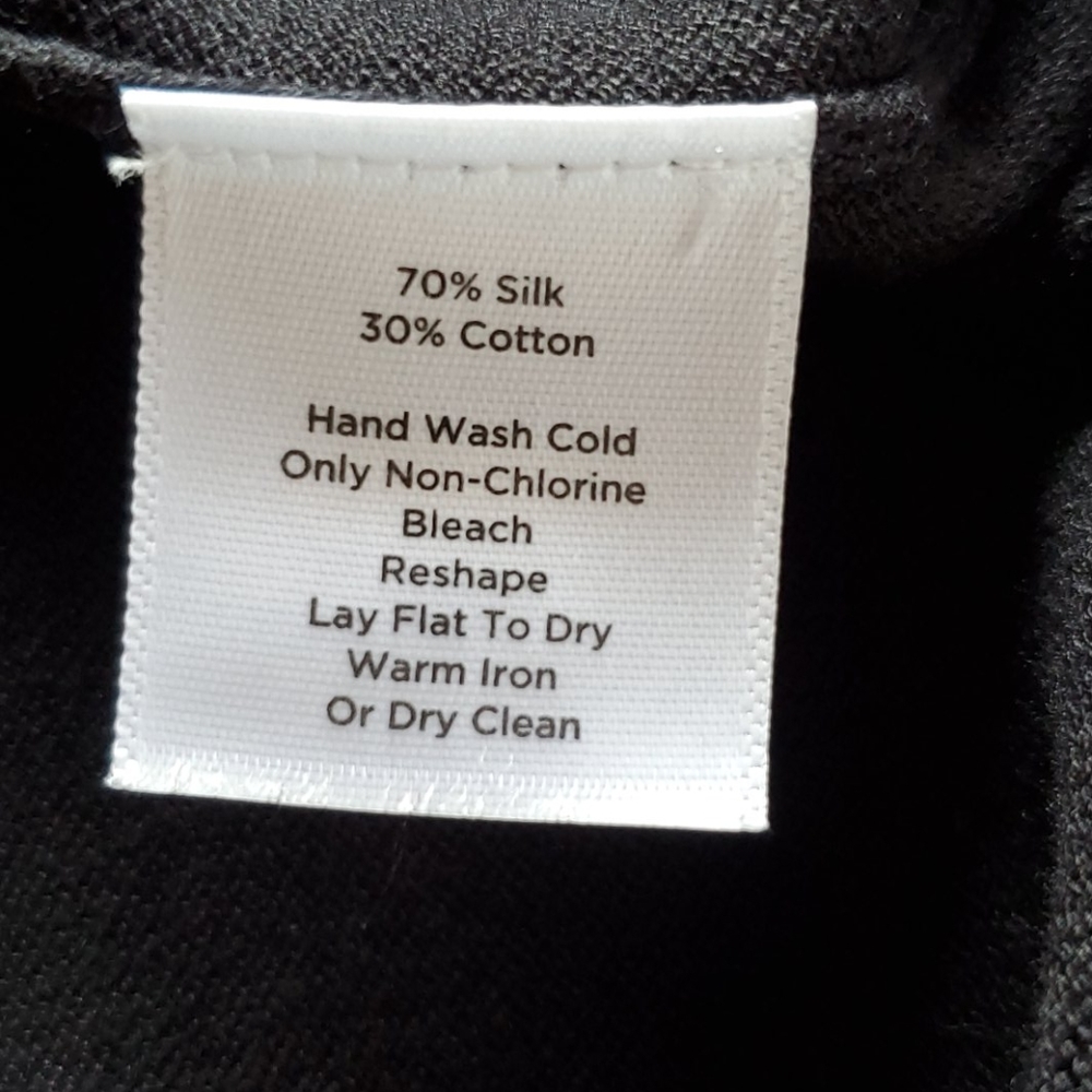 TALBOTS BLACK CARDIGAN SIZE SMALL - Picture 7 of 7